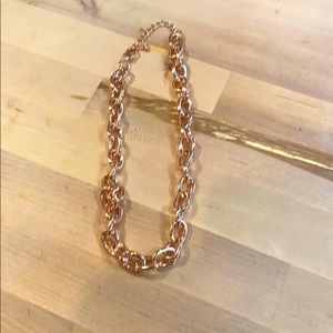 Park Lane short, rose gold chain necklace